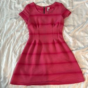 Alya Pink Striped Mini Dress